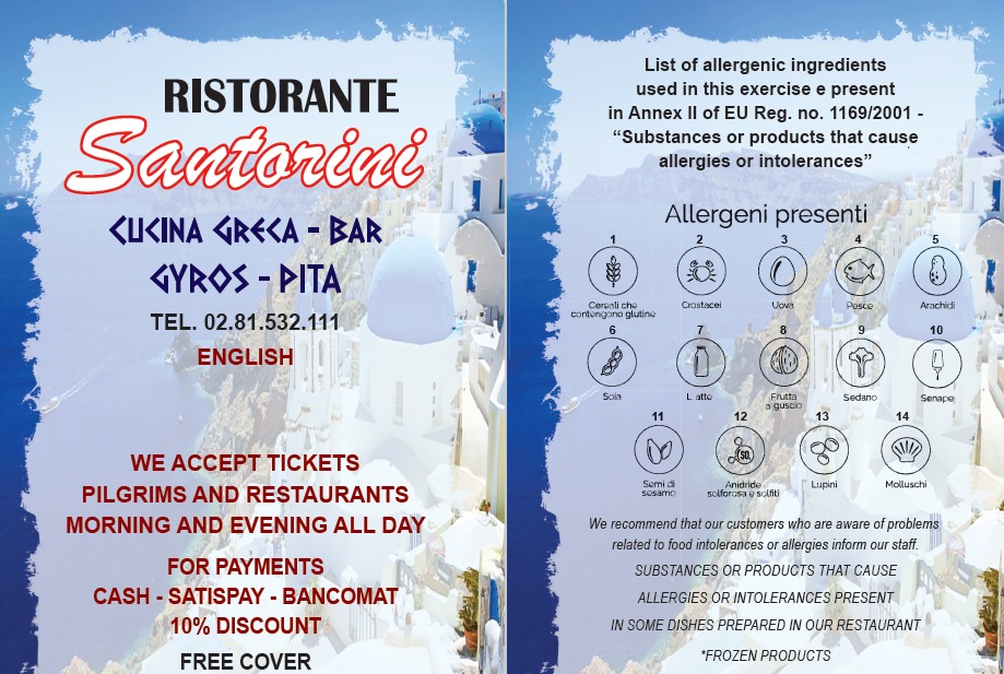 Menu Ristorante Santorini-10