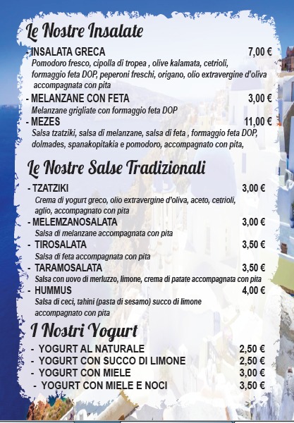 Menu Ristorante Santorini-5