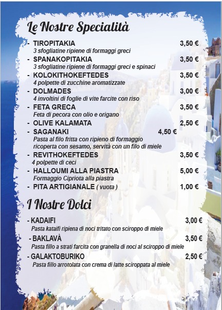 Menu Ristorante Santorini-6