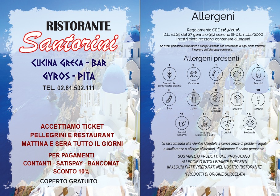 Menu Ristorante Santorini-9